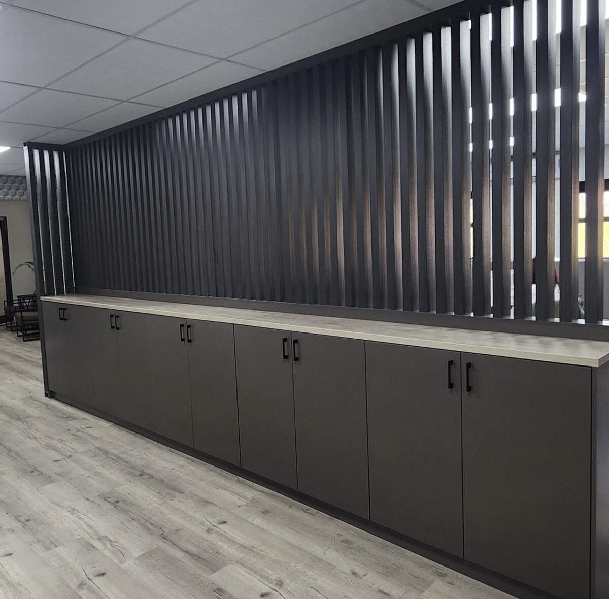 Charcoal - PVC Interior Slat (100 x 50 x 2900mm) - Image 2