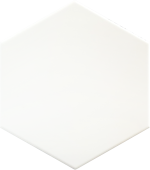 White - Flamingo HEXAGON TILE (150x173mm)