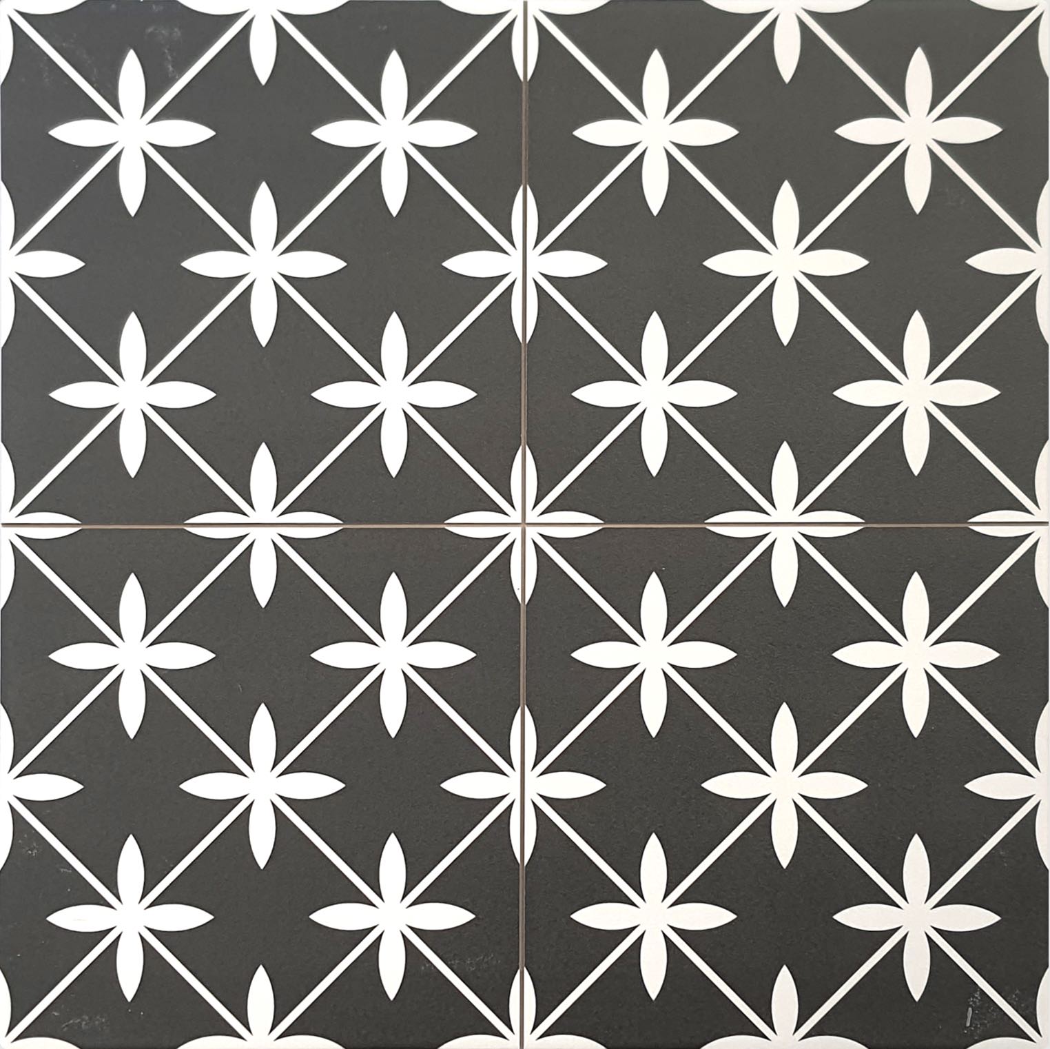 MVG-1291-Picasso-Star-Black-w Star Black Tile (450x450mm) - Image 1