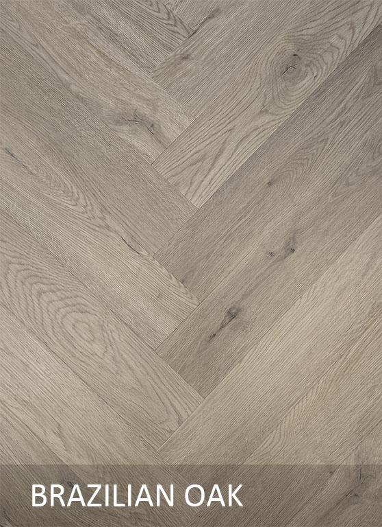 Brazilian-Oak-Henningbone-1 H - Brazilian Oak - Aspen Herringbone (119 x 595mm x 2mm) - Image 1