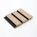 SL - Oak on Black Slimline Wall Panel (120mm x 2400mm)