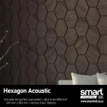 H - COFFEE - Acoustic Hexagon (665.59 x 810.58 x 18 mm) - Image 3