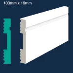 Skirting - 3042W (103 x 16 x 2700mm)