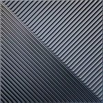 3D -   Matte Black Astra - 3D Wall Panel (500x500)