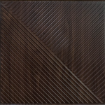 3D -  Black Wood Astra - 3D Wall Panel (500x500)