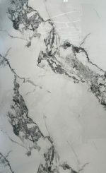 PVC27 - Black Vein - UV PVC Slab (1200 x 2700 x 3.0mm) - Image 2