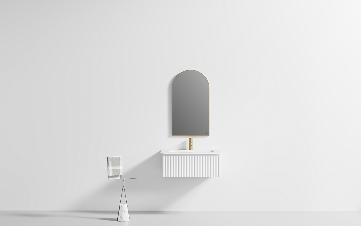 Fabulous Small White Matt - Vanity (800x320x500mm) - Image 2