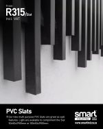 Black - PVC Interior Slat (50 x 50 x 2900mm) - Image 2