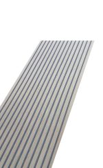 Oak White - Acoustic Panel (Grey Felt Backing) (600  x 2700mm)