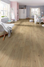 Wheat Pistachio Oak - Krono Super Natural Classic Laminate (1288 x 195 x 8mm)