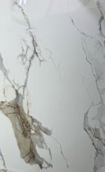 PVC27 - Gold Marble - UV PVC Slab (2700 x 1200x 2.5mm) - Image 2