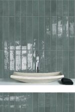 Seaweed Gloss Mud Ceramic Tiles (50x300x7.5mm) - Image 2