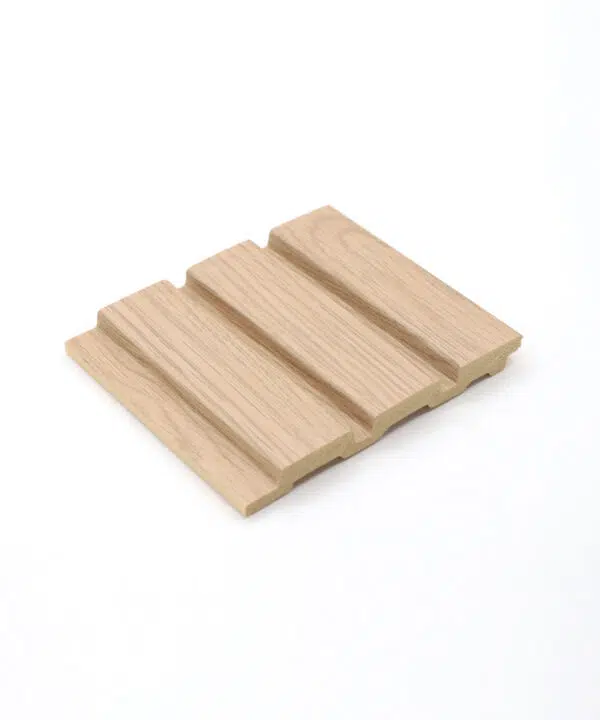 Oak on Oak 120mm 1 SL - Oak on Oak Slimline Wall Panel (120mm x 2400mm) - Image 1